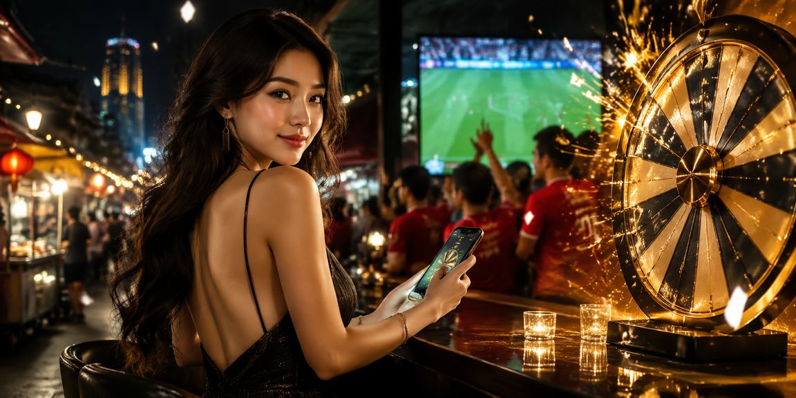 Bàn roulette sôi động tại khu chợ đêm Hà Nội với người chơi tập trung theo dõi kết quả